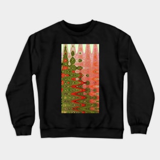 Abstract Christmas Trees Crewneck Sweatshirt